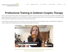 Tablet Screenshot of marriagecounselinginstitute.com
